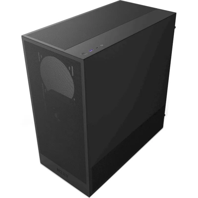 Корпус NZXT H5 Flow Black (CC-H52FB-01) без БЖ - мініатюра 3