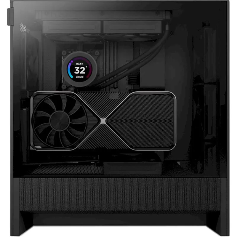 Корпус NZXT H5 Flow Black (CC-H52FB-01) без БЖ - мініатюра 7