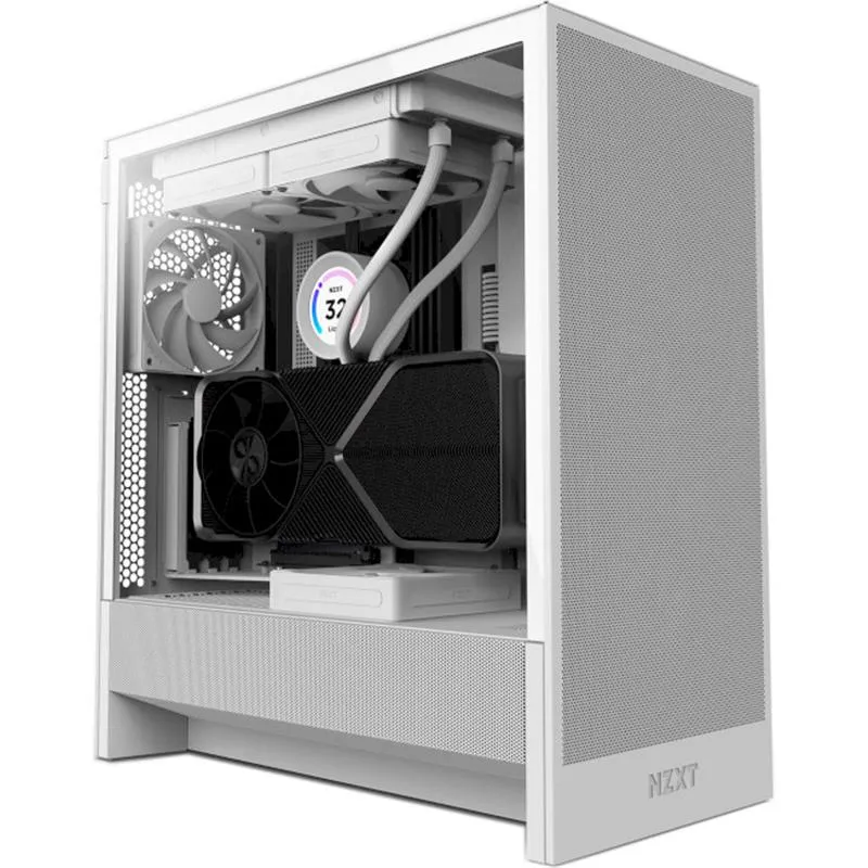 Корпус NZXT H5 Flow White (CC-H52FW-01) без БЖ - зображення 1
