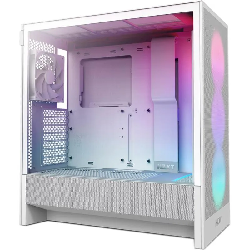 Корпус NZXT H5 Flow RGB White (CC-H52FW-R1) без БЖ - мініатюра 2