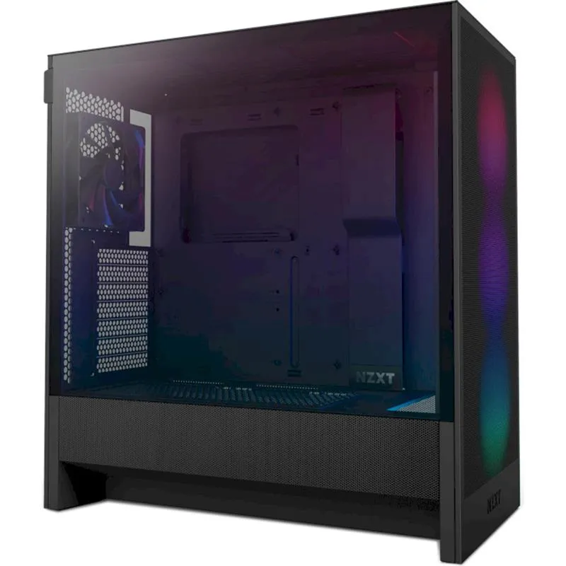 Корпус NZXT H5 Flow RGB Black (CC-H52FB-R1) без БЖ - мініатюра 2