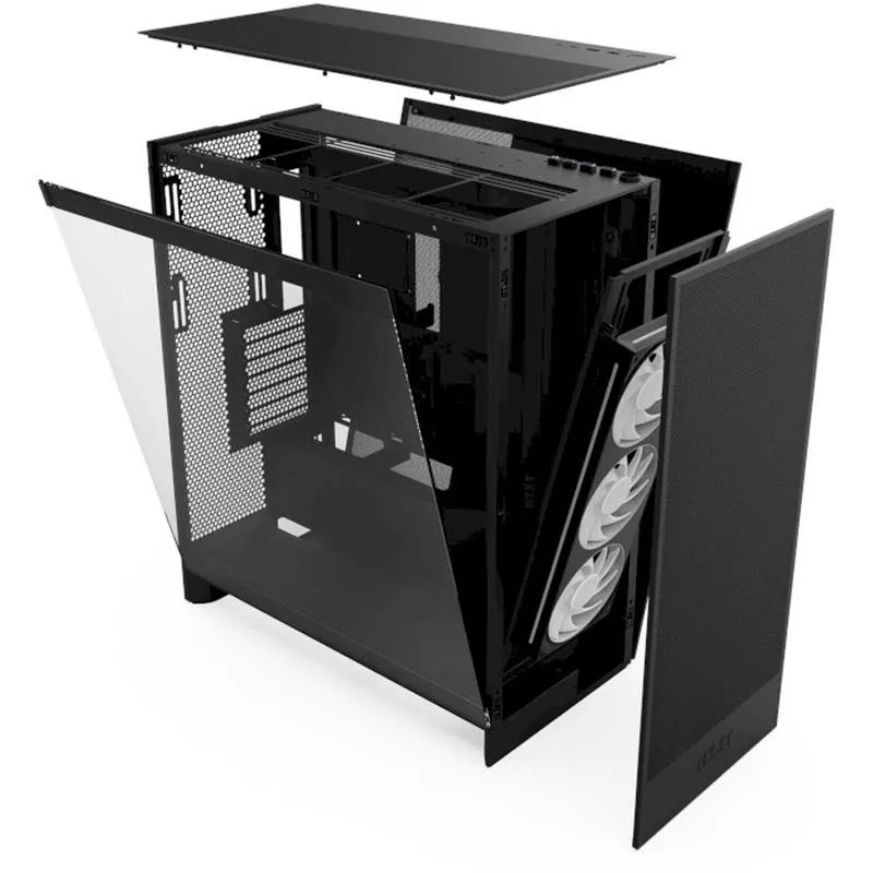 Корпус NZXT H7 Flow RGB Black (CM-H72FB-R1) без БЖ - мініатюра 10