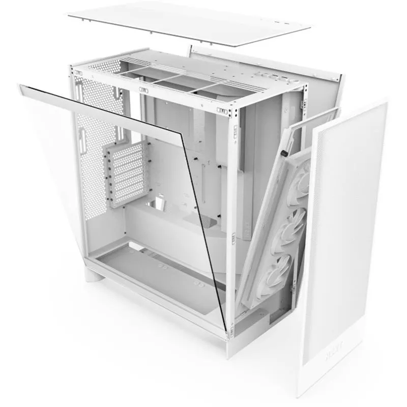 Корпус NZXT H7 Flow White (CM-H72FW-01) без БЖ - мініатюра 10