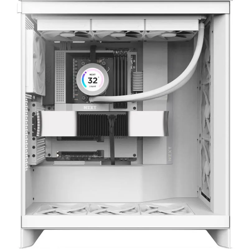 Корпус NZXT H7 Flow White (CM-H72FW-01) без БЖ - мініатюра 6
