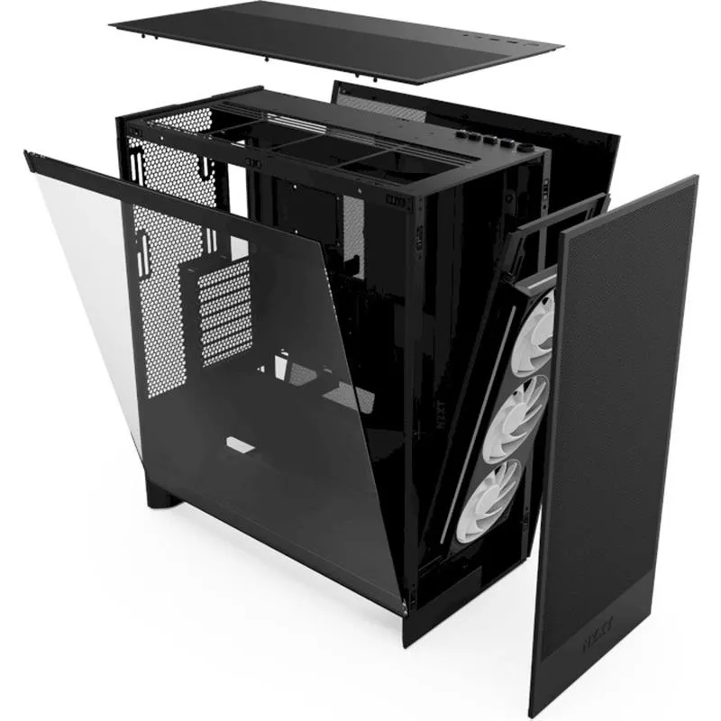 Корпус NZXT H7 Flow Black (CM-H72FB-01) без БЖ - мініатюра 10