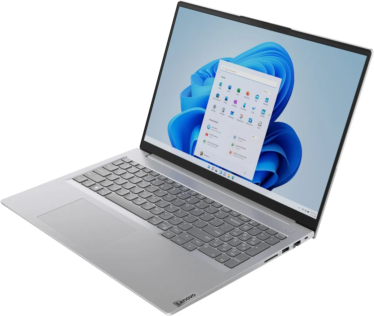 Ноутбук Lenovo ThinkBook 16 G6 IRL (21KH00T5RA) Arctic Grey - мініатюра 4