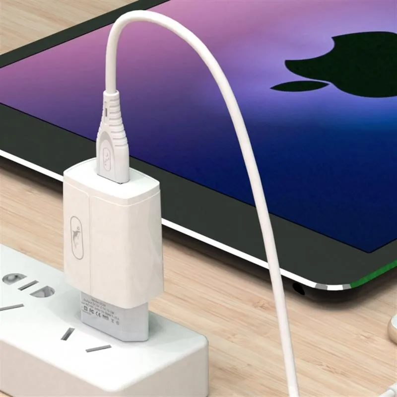 Мережевий зарядний пристрій SkyDolphin SC06 (1USBx2.4A) White (SDMZP-000177) - мініатюра 2