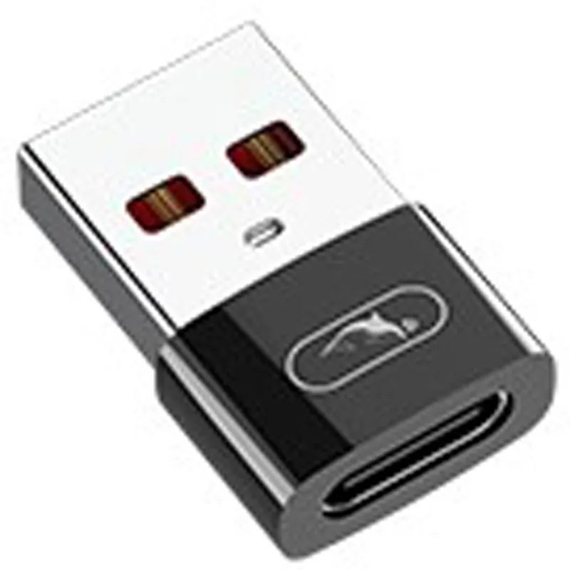 Перехідник SkyDolphin OT08 Mini USB Type-C - USB (F/M) Black (SDADPT-00031) - мініатюра 2
