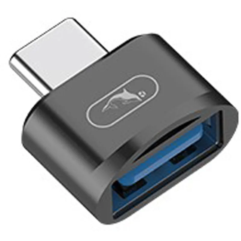 Перехідник SkyDolphin OT05 Mini USB Type-C - USB (M/F) Black (SDADPT-00029) - мініатюра 2