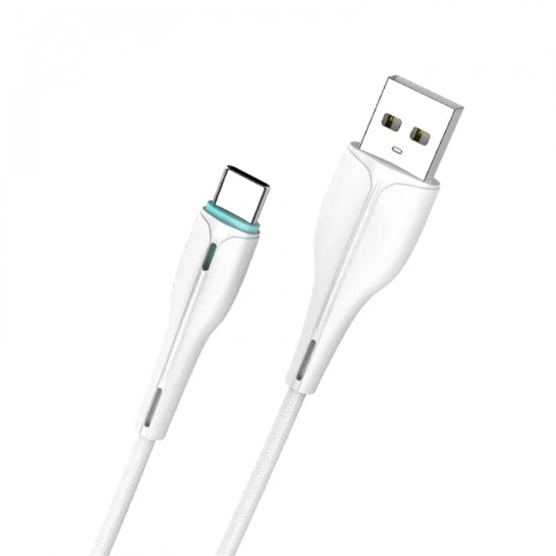 Кабель SkyDolphin S48T USB - USB Type-C (M/M), 1 м, White (SDUSB-000425) - мініатюра 3