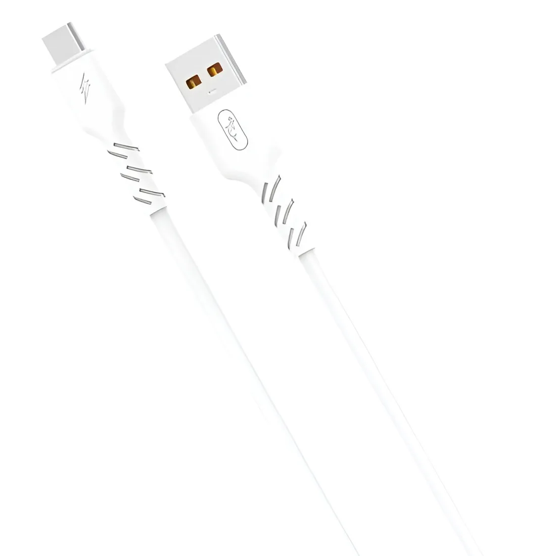 Кабель SkyDolphin S07T TPE High Elastic Line USB - USB Type-C (M/M), 1 м, White (SDUSB-000595) - мініатюра 2