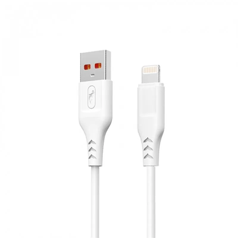 Кабель SkyDolphin S61L USB - Lightning (M/M), 1 м, White (SDUSB-000443) - зображення 1