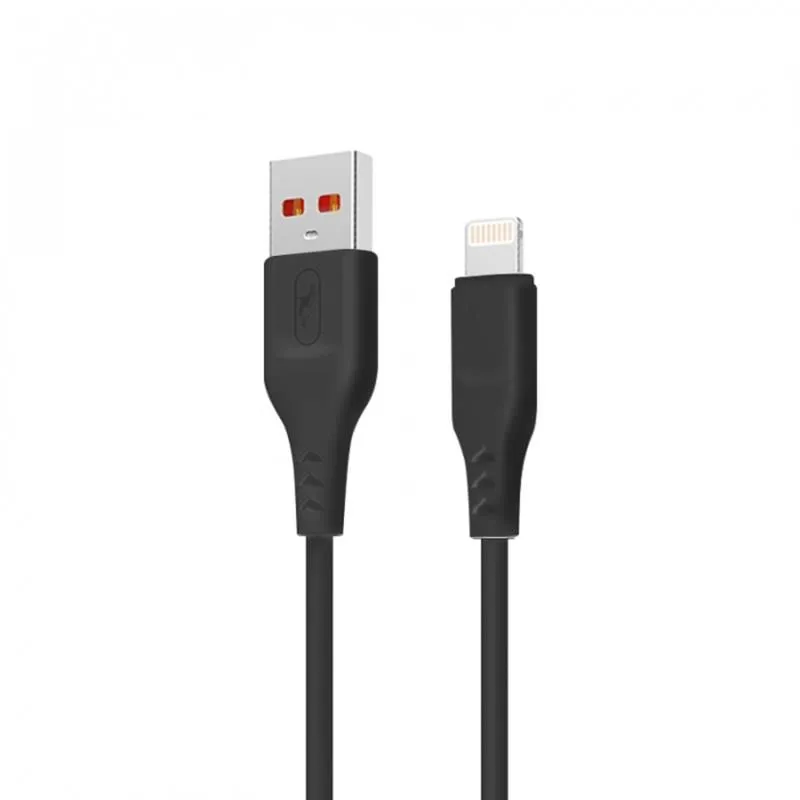 Кабель SkyDolphin S61L USB - Lightning (M/M), 1 м, Black (SDUSB-000573) - зображення 1