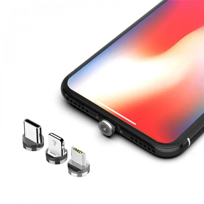 Кабель SkyDolphin S59KIT Magnetic USB - Lightning + microUSB + Type-C (M/M) 1 м, Black (SDUSB-000547) - мініатюра 4