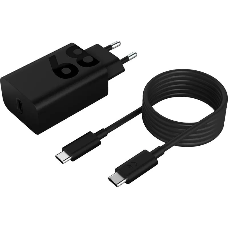 Мережевий зарядний пристрій Lenovo 68W USB-C Wall Charger (ZG38C05739) + кабель USB Type-C - зображення 1