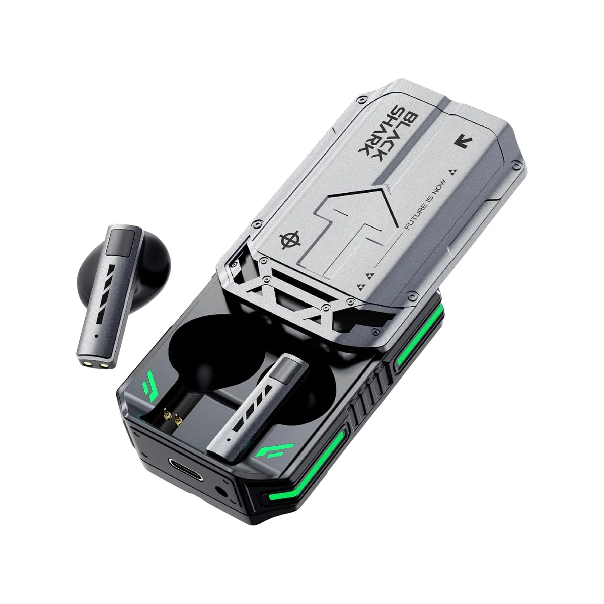 Bluetooth-гарнітура Black Shark T11 Grey (BS-T11) - мініатюра 3