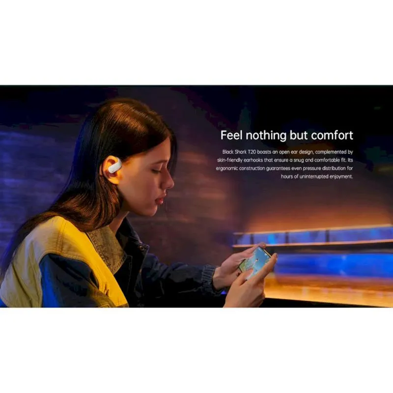 Bluetooth-гарнітура Black Shark T20 Gold (BS-T20) - мініатюра 5