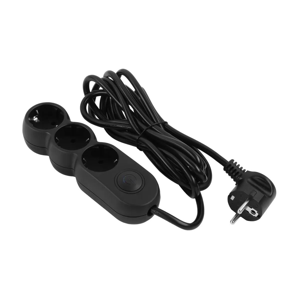 Фільтр живлення 2E (2E-U03VES3MBK) 3 розетки, 3 м, Black - зображення 1