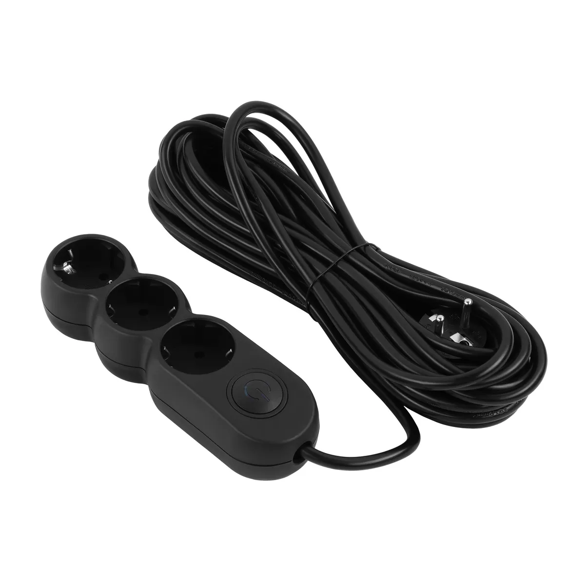 Фільтр живлення 2E (2E-U03VES10MBK) 3 розетки, 10 м, Black - зображення 1