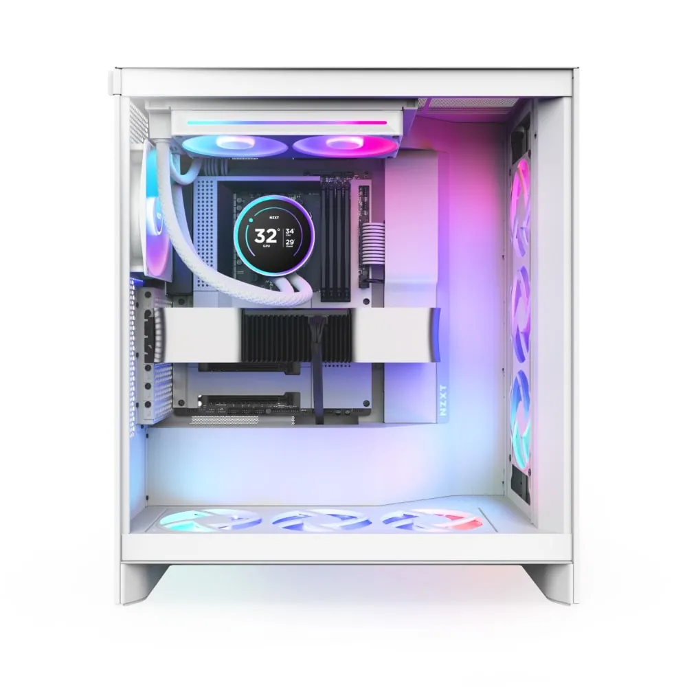 Система водяного охолодження NZXT Kraken Elite 240 RGB White (RL-KR24E-W2) - мініатюра 3