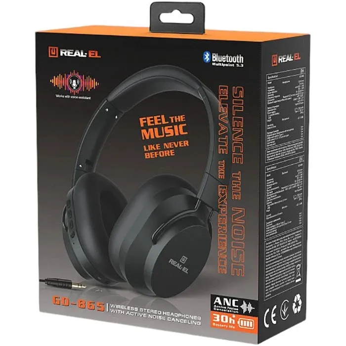 Bluetooth-гарнітура REAL-EL GD-865 Dark Green - мініатюра 15