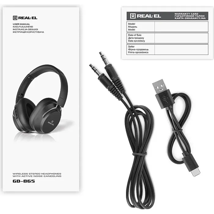 Bluetooth-гарнітура REAL-EL GD-865 Dark Green - мініатюра 19