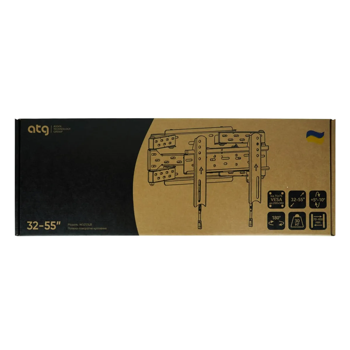 Кронштейн ATG W3255LB (4820276050112) (VESA200х300) - мініатюра 16
