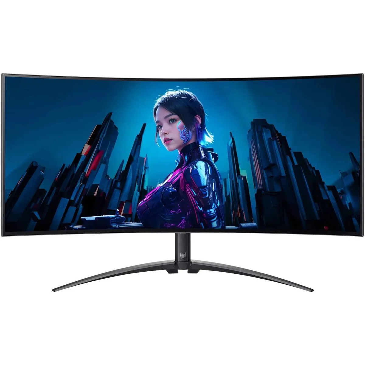 Монiтор Acer 34" Predator X34Xbmiiphuzx (UM.CXXEE.X01) OLED Black Curved 240Hz - зображення 1