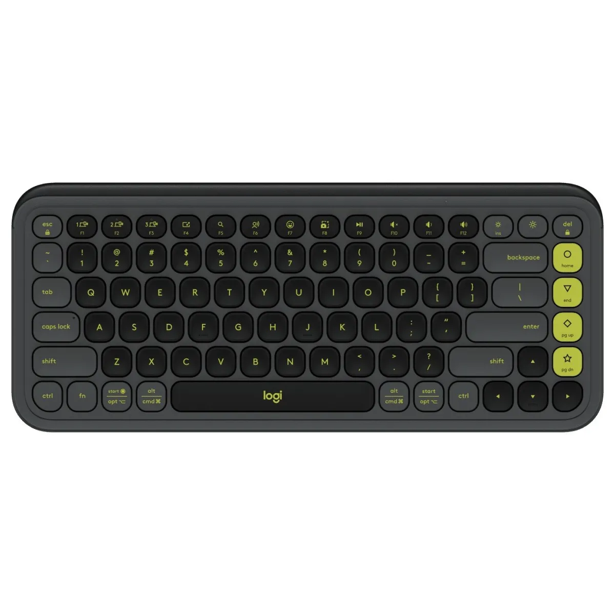 Клавiатура бездротова Logitech Pop Icon Keys Graphite (920-013157) - зображення 1