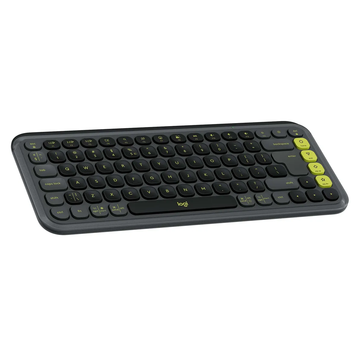 Клавiатура бездротова Logitech Pop Icon Keys Graphite (920-013157) - мініатюра 2