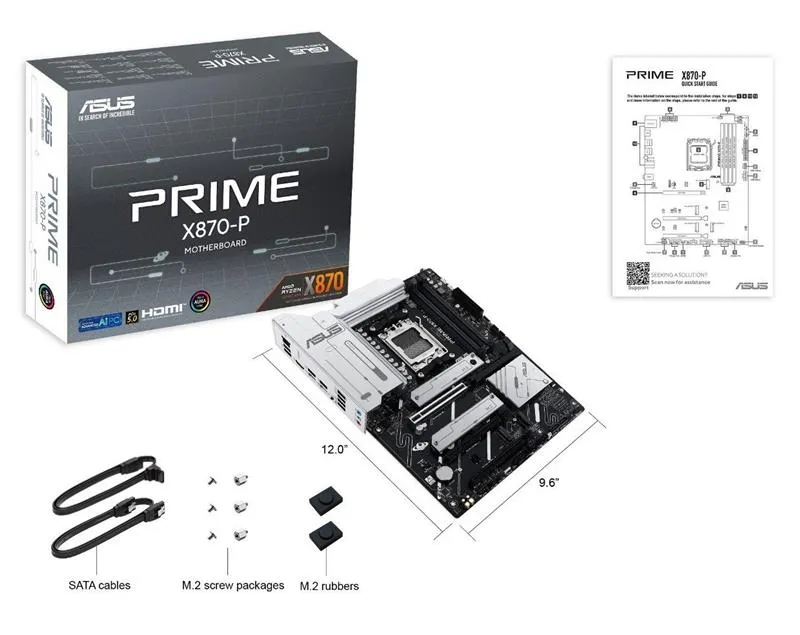 Материнська плата Asus Prime X870-P Socket AM5 - мініатюра 8