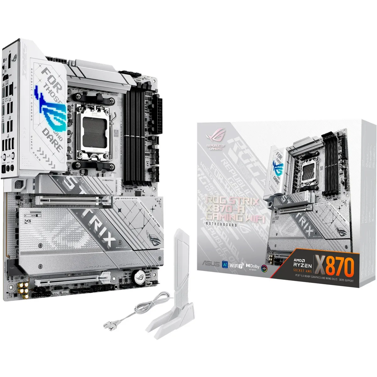 Материнська плата Asus ROG Strix X870-A Gaming WiFi Socket AM5 - мініатюра 13