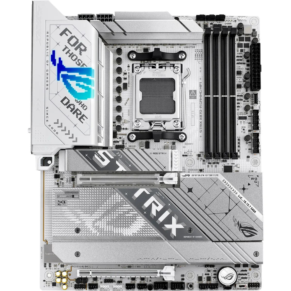 Материнська плата Asus ROG Strix X870-A Gaming WiFi Socket AM5 - мініатюра 14