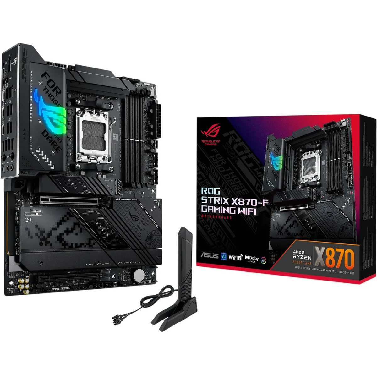 Материнська плата Asus ROG Strix X870-F Gaming WiFi Socket AM5 - мініатюра 10