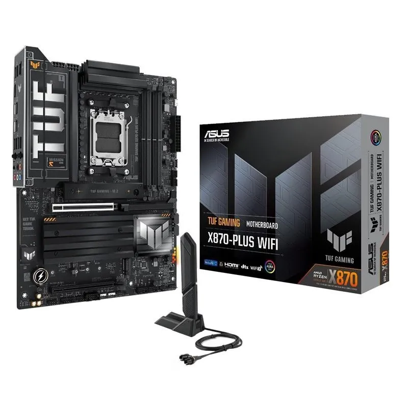Материнська плата Asus TUF Gaming X870-Plus WiFi Socket AM5 - зображення 1