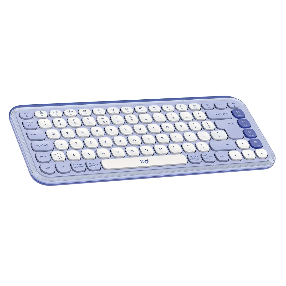 Клавiатура бездротова Logitech Pop Icon Keys Lilac (920-013074) - мініатюра 2
