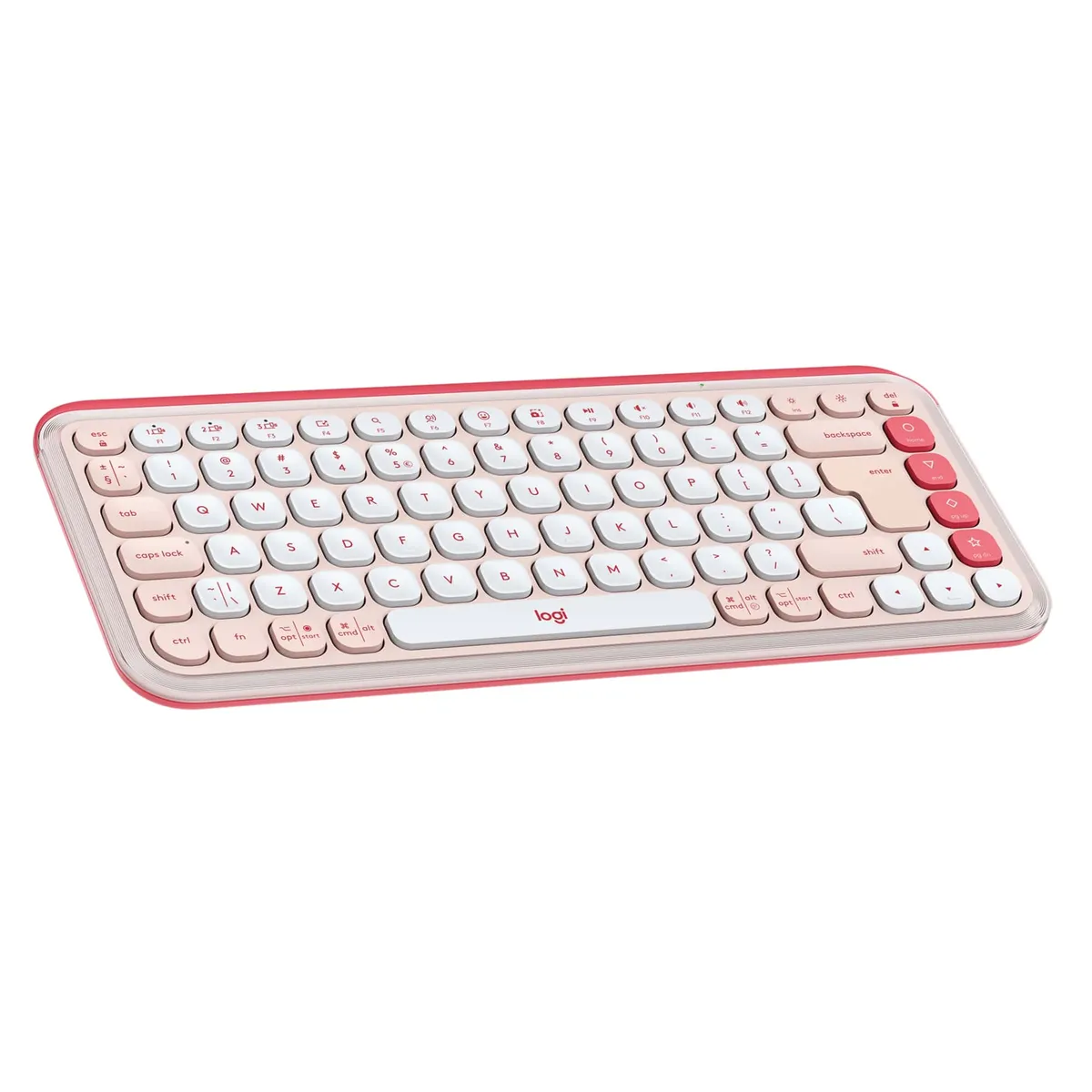 Клавiатура бездротова Logitech Pop Icon Keys Rose (920-013073) - мініатюра 2