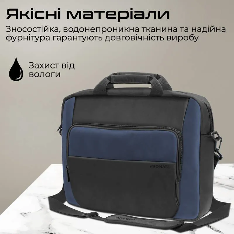 Сумка для ноутбука Promate Limber-MB Black - мініатюра 5