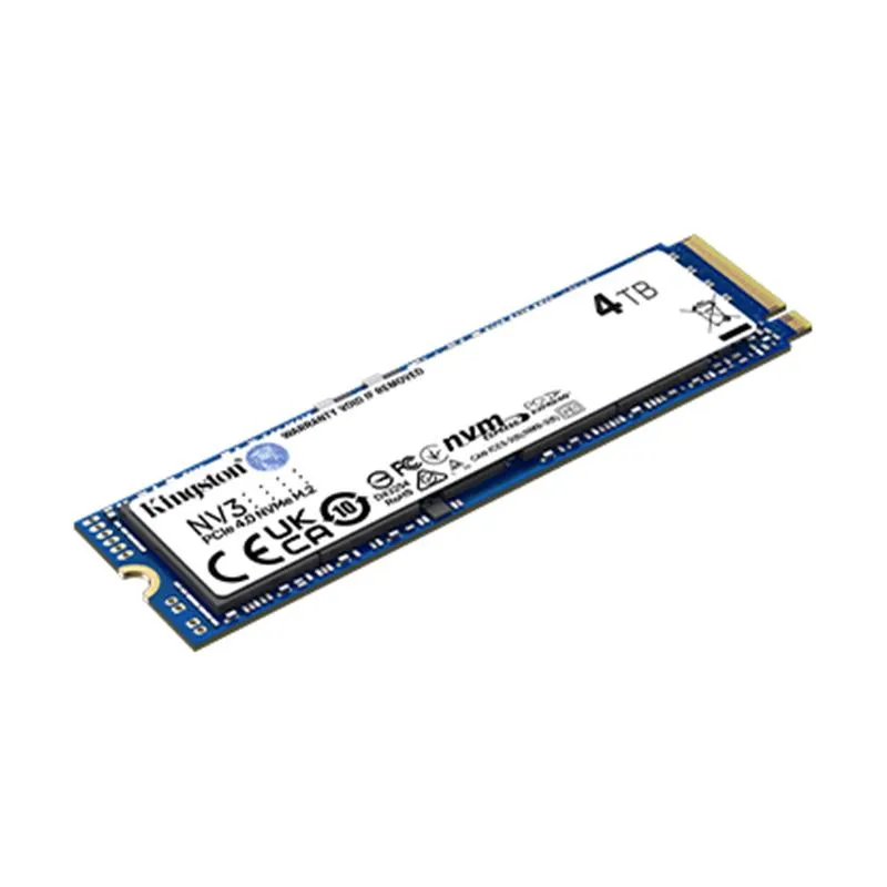 Накопичувач SSD 4TB M.2 NVMe Kingston NV3 M.2 2280 PCIe Gen4.0 x4 (SNV3S/4000G) - мініатюра 2