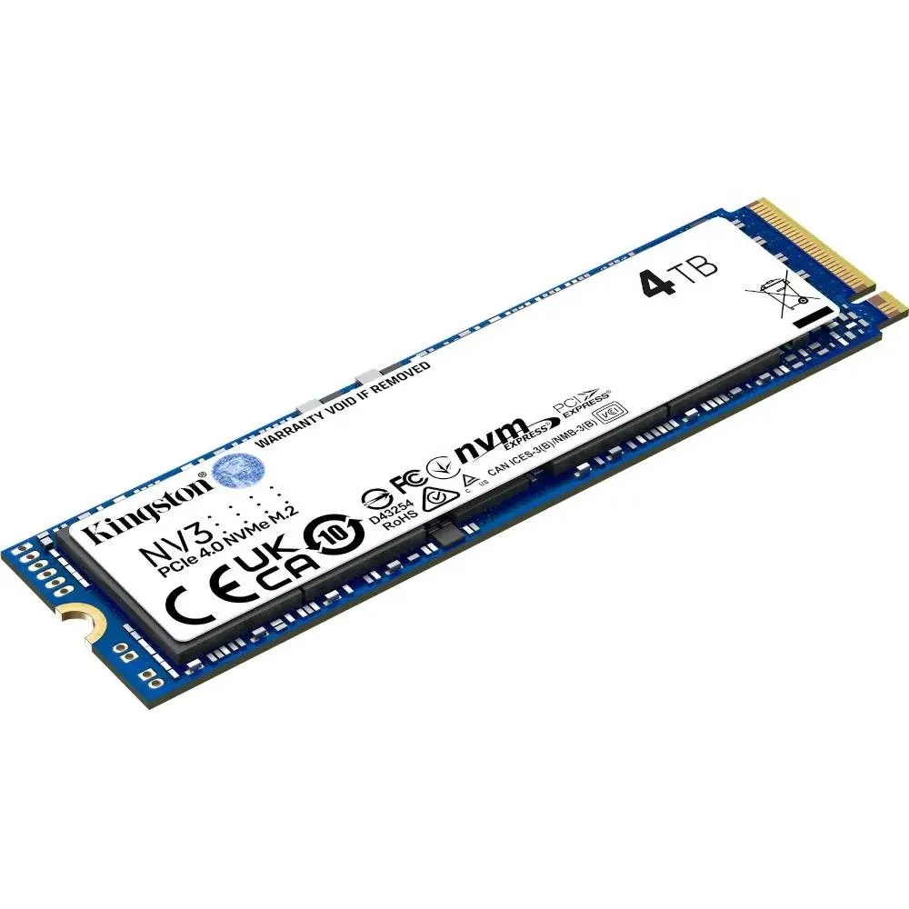 Накопичувач SSD 4TB M.2 NVMe Kingston NV3 M.2 2280 PCIe Gen4.0 x4 (SNV3S/4000G) - мініатюра 5