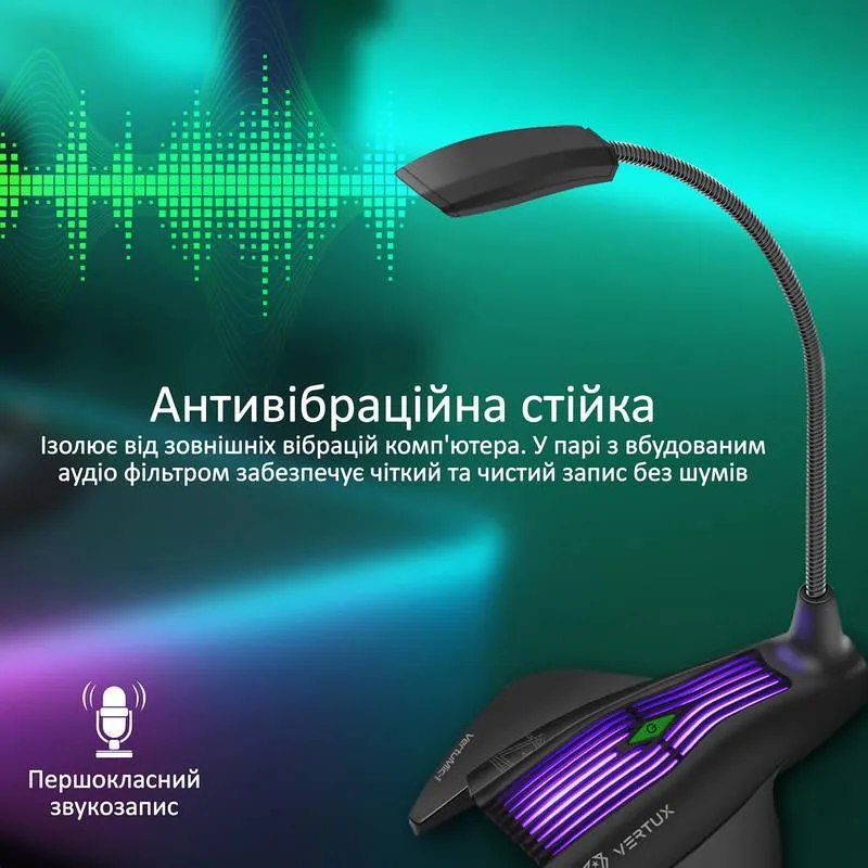 Мікрофон Vertux VertuMic-1 Black - мініатюра 2