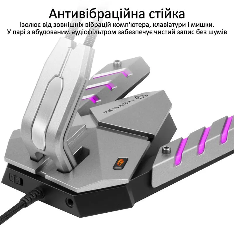 Мікрофон Vertux Streamer-3 Grey - мініатюра 2