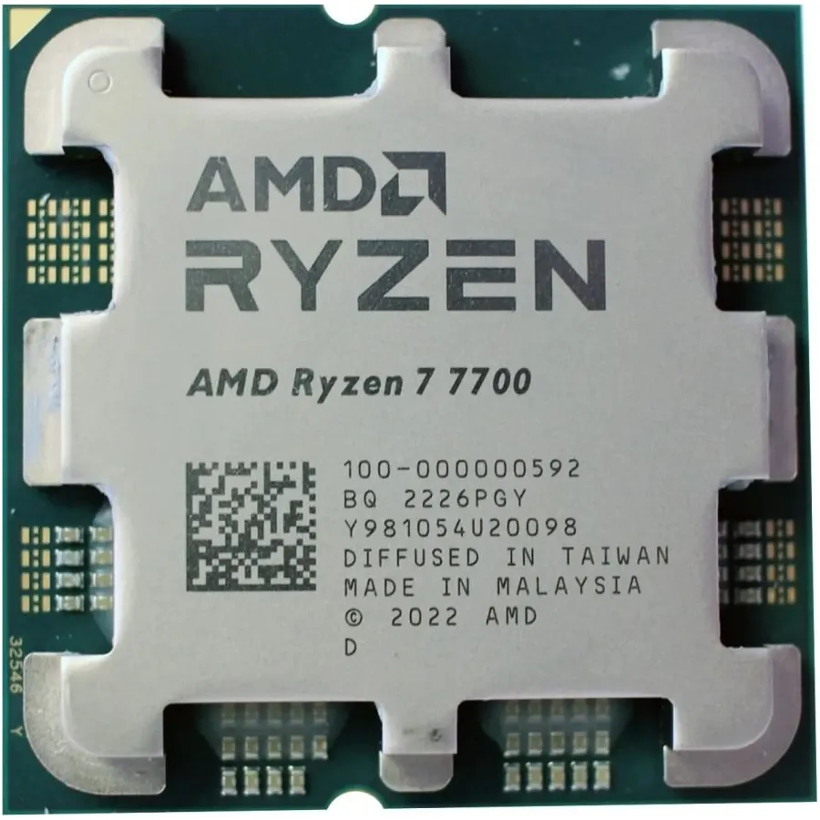 Процесор AMD Ryzen 7 7700 (3.8GHz 32MB 65W AM5) Tray (100-000000592) - мініатюра 2
