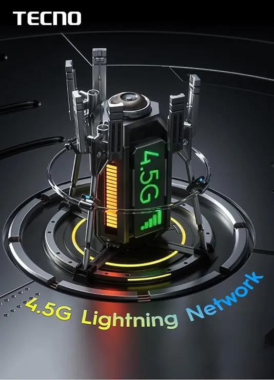 Смартфон Tecno Spark Go 1 (KL4) 4/128GB Startrail Black (4894947036163) - мініатюра 3