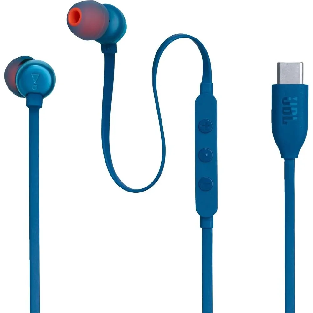 Гарнітура JBL Tune 310C Blue (JBLT310CBLU) - мініатюра 2