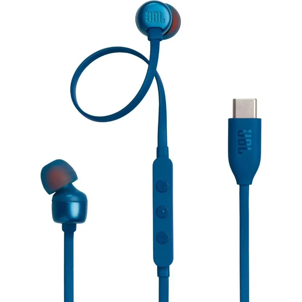 Гарнітура JBL Tune 310C Blue (JBLT310CBLU) - мініатюра 3