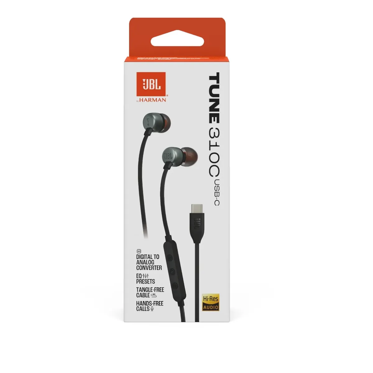 Гарнітура JBL Tune 310C Black (JBLT310CBLK) - мініатюра 7