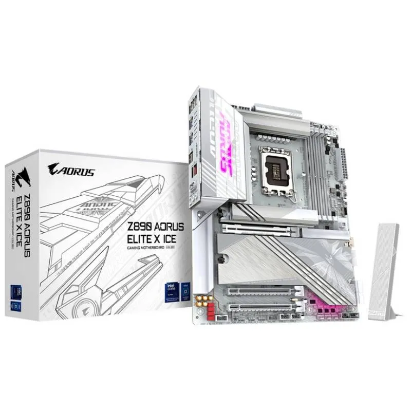 Материнська плата Gigabyte Z890 Aorus Elite X Ice Socket 1851 - зображення 1
