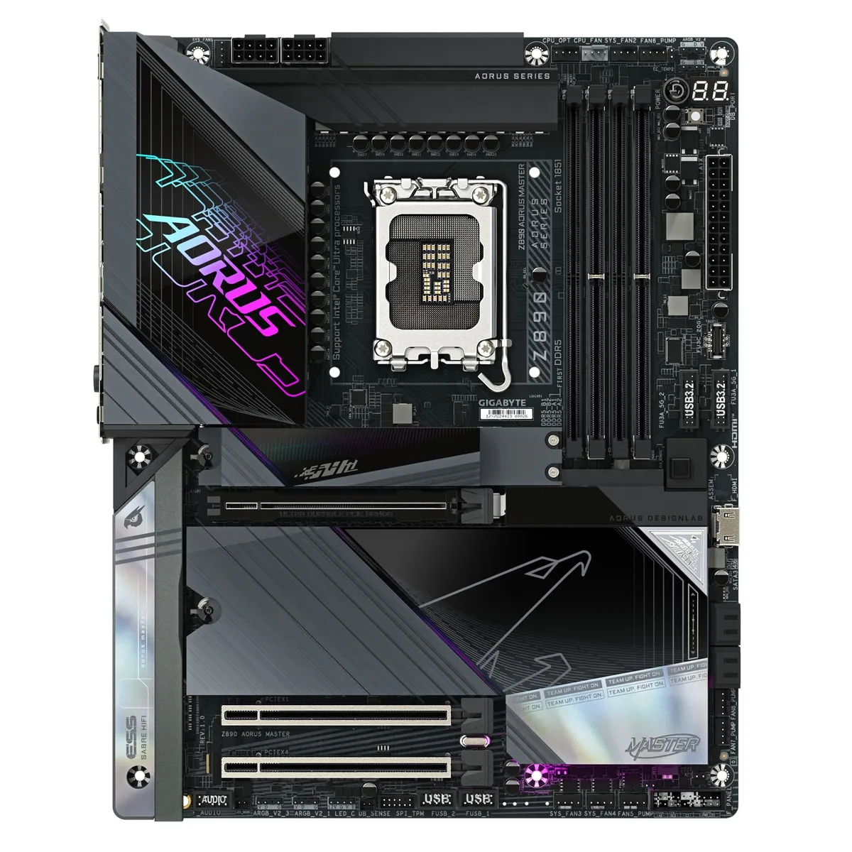 Материнська плата Gigabyte Z890 Aorus Master Socket 1851 - мініатюра 2