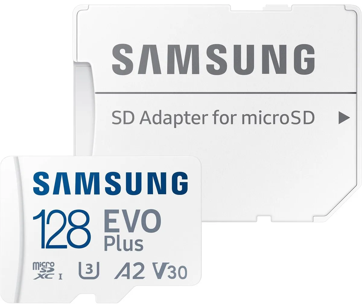 Карта пам`яті MicroSDXC  128GB UHS-I/U3 Class 10 Samsung Evo Plus R160MB/s + SD-адаптер (MB-MC128SA/EU) - мініатюра 3
